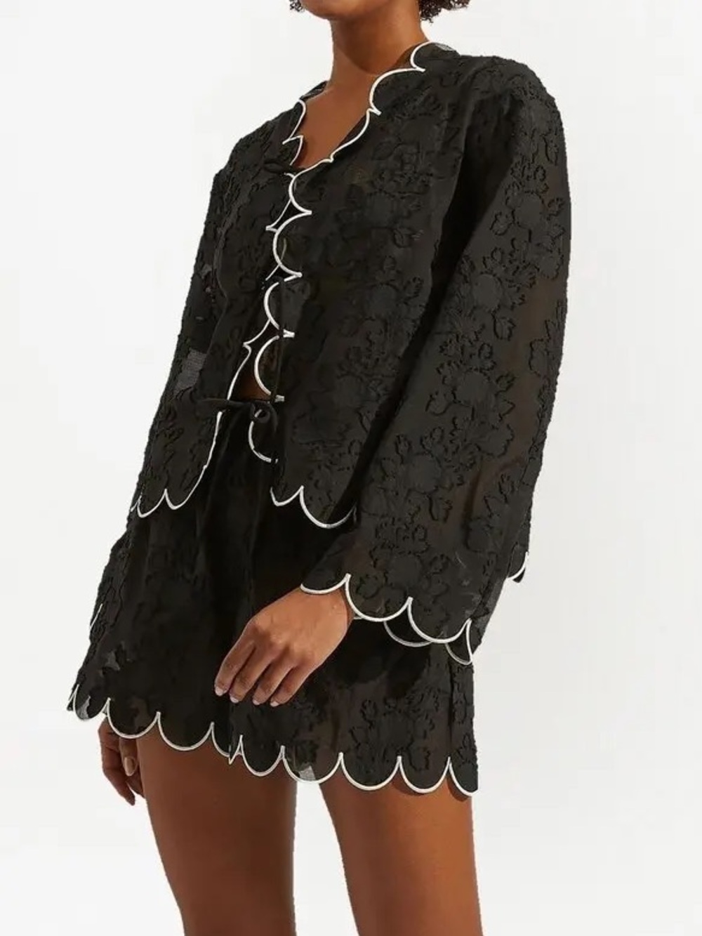 La DoubleJ embroidered jacket top